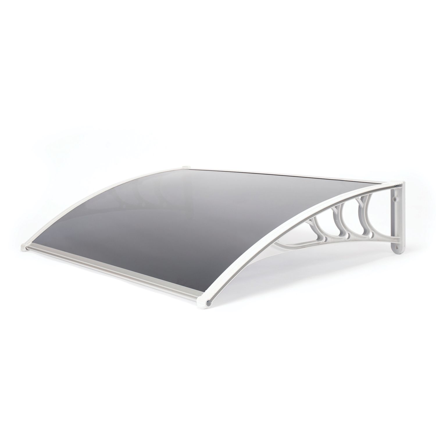 Greenhurst Easy Fit Door Canopy White 1.2m x 0.8m x 0.23m (5129V)