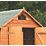 Rowlinson  6' x 7' 6" (Nominal) Apex Shiplap T&G Timber Shed