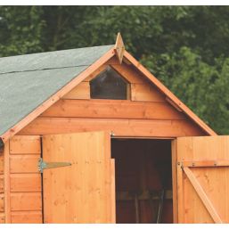 Rowlinson  6' x 7' 6" (Nominal) Apex Shiplap T&G Timber Shed