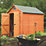 Rowlinson  6' x 7' 6" (Nominal) Apex Shiplap T&G Timber Shed