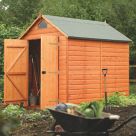 Rowlinson  6' x 7' 6" (Nominal) Apex Shiplap T&G Timber Shed