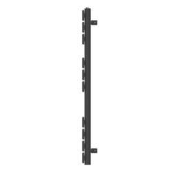 Flomasta Flat Bar 1000mm x 500mm 1576BTU Black Vertical Designer Radiator