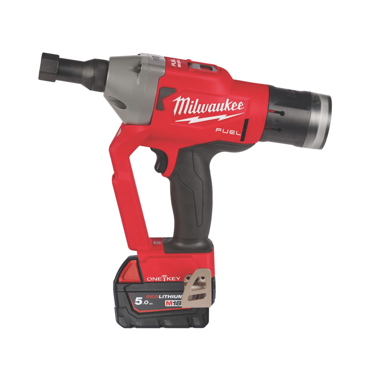 Milwaukee M18 ONEFLT-502X FUEL ONE-KEY 18V 2 x 5.0Ah Li-Ion RedLithium Brushless Cordless Lockbolt Tool (512CX)