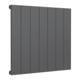 Reina Casina Single 600mm x 660mm 1720BTU Anthracite Horizontal Designer Radiator
