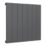 Reina Casina Single 600mm x 660mm 1720BTU Anthracite Horizontal Designer Radiator