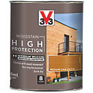 V33  High-Protection Exterior Woodstain Satin Medium Oak 750ml