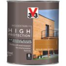 V33 750ml Medium Oak Satin Water-Based Exterior Wood Stain