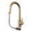 ETAL Velia  Concealed Pull-Out Kitchen Mixer Tap Brushed Brass