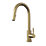 ETAL Velia  Concealed Pull-Out Kitchen Mixer Tap Brushed Brass