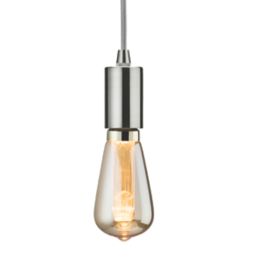 Knightsbridge  Contemporary Style 3-Light Bar Pendant Brushed Chrome