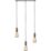 Knightsbridge  Contemporary Style 3-Light Bar Pendant Brushed Chrome