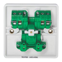 Crabtree Instinct 13A 1-Gang Unswitched Socket White