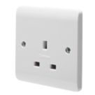 Crabtree Instinct 13A 1-Gang Unswitched Socket White