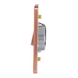 Schneider Electric Lisse Deco 50A 2-Gang DP Cooker Switch Copper with LED with White Inserts