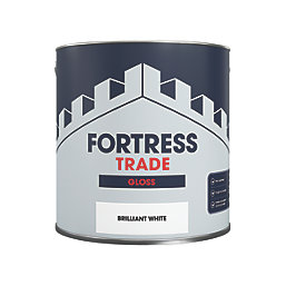 Fortress Trade  Gloss White Trim Paint 2.5Ltr