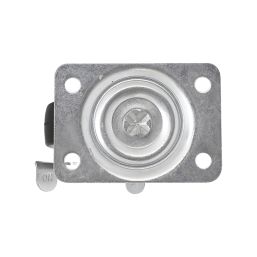 Essentials Heavy Duty Braked Swivel Castor 65mm Black