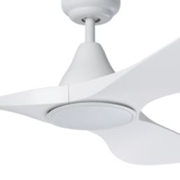 Eglo Portsea LED 1320mm Ceiling Fan Light Matt White 19W 2300lm