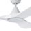 Eglo Portsea LED 1320mm Ceiling Fan Light Matt White 19W 2300lm