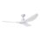 Eglo Portsea LED 1320mm Ceiling Fan Light Matt White 19W 2300lm