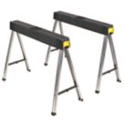 Refurb Stanley  Folding Saw Horses 109cm Pair