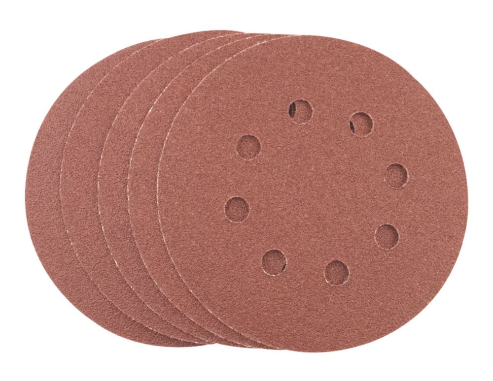 Titan 80 Grit 8Hole Punched MultiMaterial Sanding Sheets 125mm x