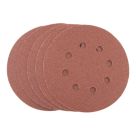 Titan   80 Grit 8-Hole Punched Multi-Material Sanding Sheets 125mm x 125mm 5 Pack