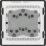 British General Evolve 20 A  16AX 3-Gang 2-Way Light Switch  Grey with Black Inserts