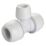 Hep2O  Plastic Push-Fit Reducing Keyless Tee 22mm x 22mm x 15mm 5 Pack