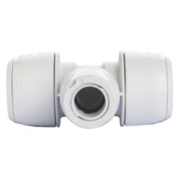 Hep2O  Plastic Push-Fit Reducing Keyless Tee 22mm x 22mm x 15mm 5 Pack