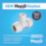 Hep2O  Plastic Push-Fit Reducing Keyless Tee 22mm x 22mm x 15mm 5 Pack