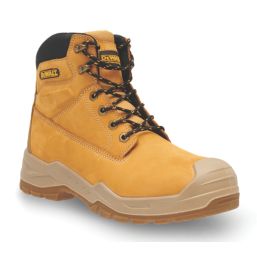 DEWALT Jamestown Size 10  Honey Water-Resistant Steel Toe Cap Safety Boots