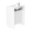 Newland  Double Door Floor Standing Vanity Unit with Basin Gloss White 600mm x 450mm x 840mm