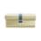 Smith & Locke  6-Pin Double Cylinder Lock 40-40 (80mm) Polished Brass