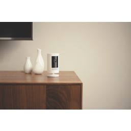 Ring 8SC1S9-WEU0 Battery-Powered White Wireless 1080p Indoor & Outdoor Round Smart Camera