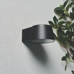Zink Reims Outdoor LED Wall Light Black 5W 700lm