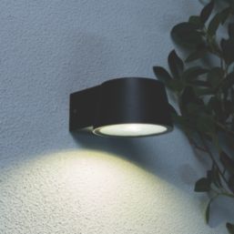 Zink Reims Outdoor LED Wall Light Black 5W 700lm