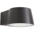 Zink Reims Outdoor LED Wall Light Black 5W 700lm