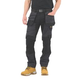 Site Bolden Stretch Holster Pocket Trousers Grey/Black 34" W 32" L