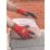 Site  Builders Gloves Red / Black Large