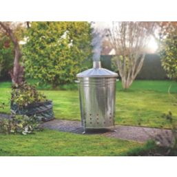 Apollo Galvanised Incinerator Bin 80Ltr