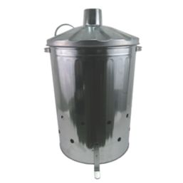 Apollo Galvanised Incinerator Bin 80Ltr