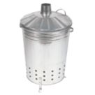 Apollo Galvanised Incinerator Bin 80Ltr