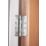 Smith & Locke  Polished Chrome Grade 13 Fire Rated Square Ball Bearing Hinges 102mm x 76mm 2 Pack