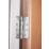 Smith & Locke  Polished Chrome Grade 13 Fire Rated Square Ball Bearing Hinges 102x76mm 2 Pack