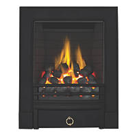 Focal Point Soho Black Rotary Control Inset Gas Full Depth Fire