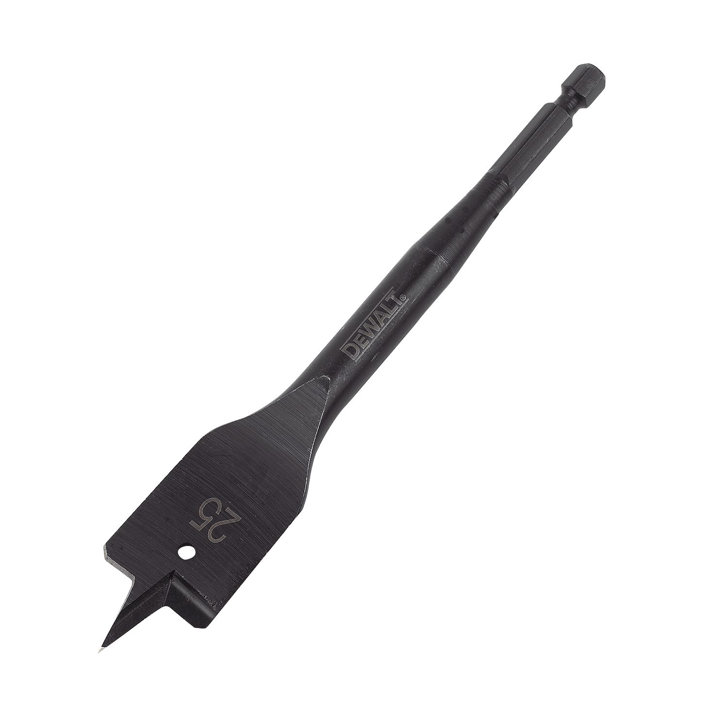 DeWalt Extreme Hex Shank Flat Wood Drill Bit 25mm x 152mm (51375)
