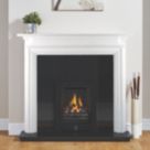 Focal Point Soho Black Slide Control Inset Gas Full Depth Fire 485mm x 180mm x 596mm