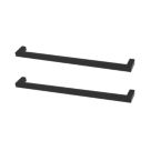 Essentials Golpar D Handles Matt Black 233mm 2 Pieces