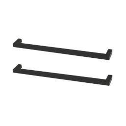 Essentials Golpar D Handles Matt Black 233mm 2 Pieces