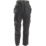 Hard Yakka Raptor Active Holster Work Trousers Black 36" W 32.5" L